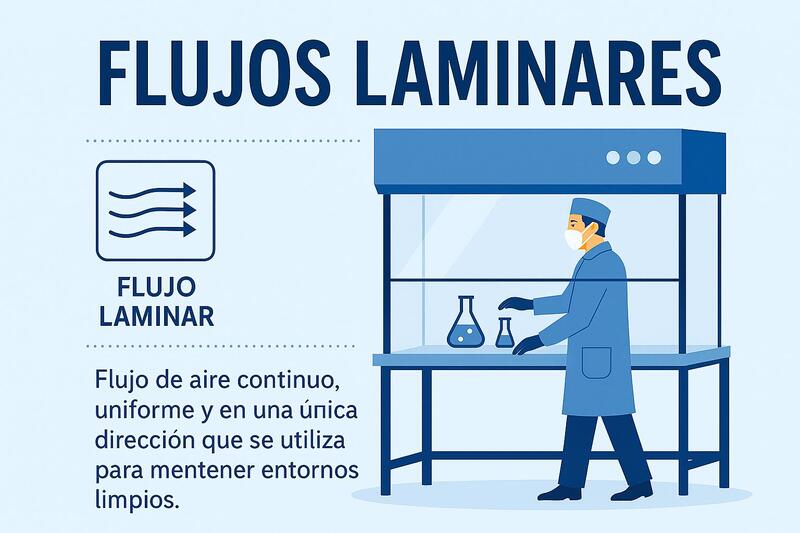 Infografía flujos laminares